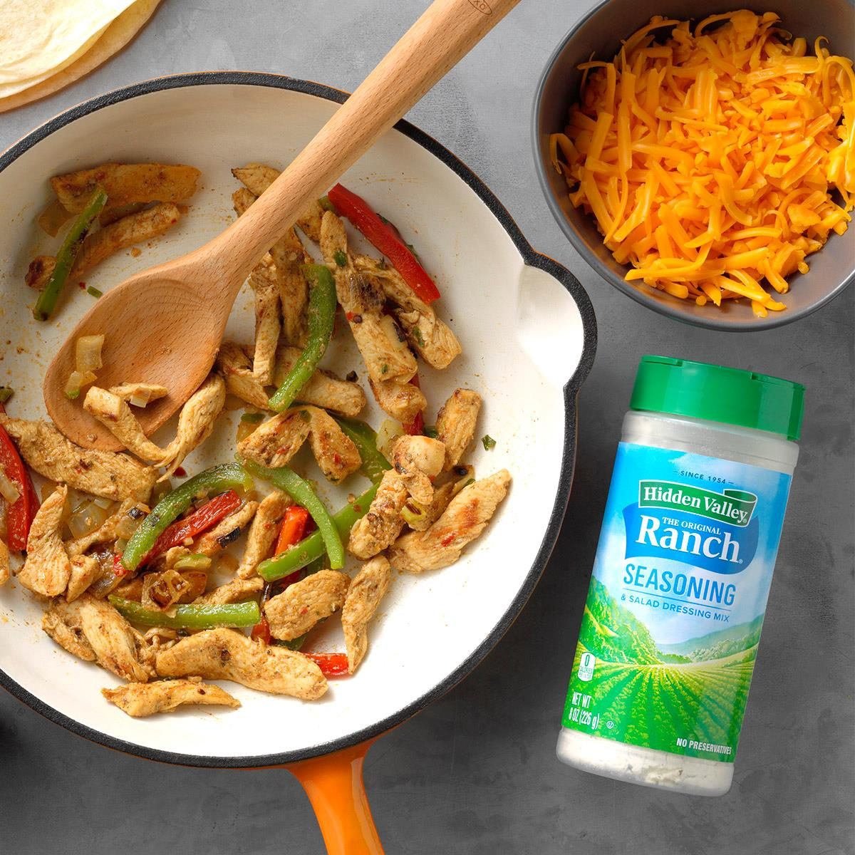 Ranch Chicken Fajitas