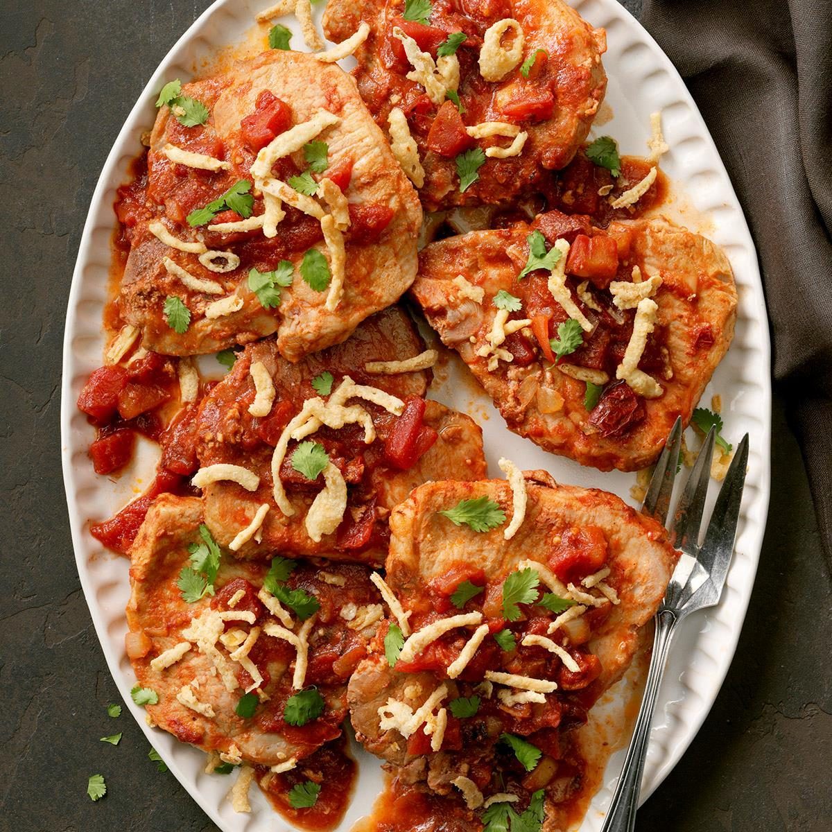 Day 16: Slow-Cooker Chipotle Pork Chops