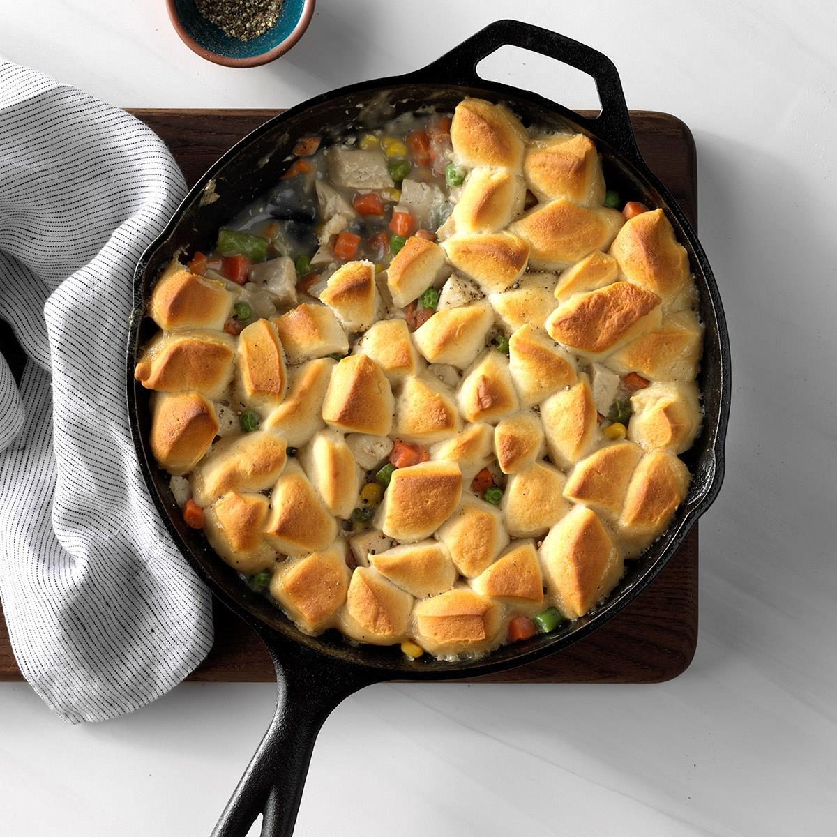 Turkey Biscuit Skillet