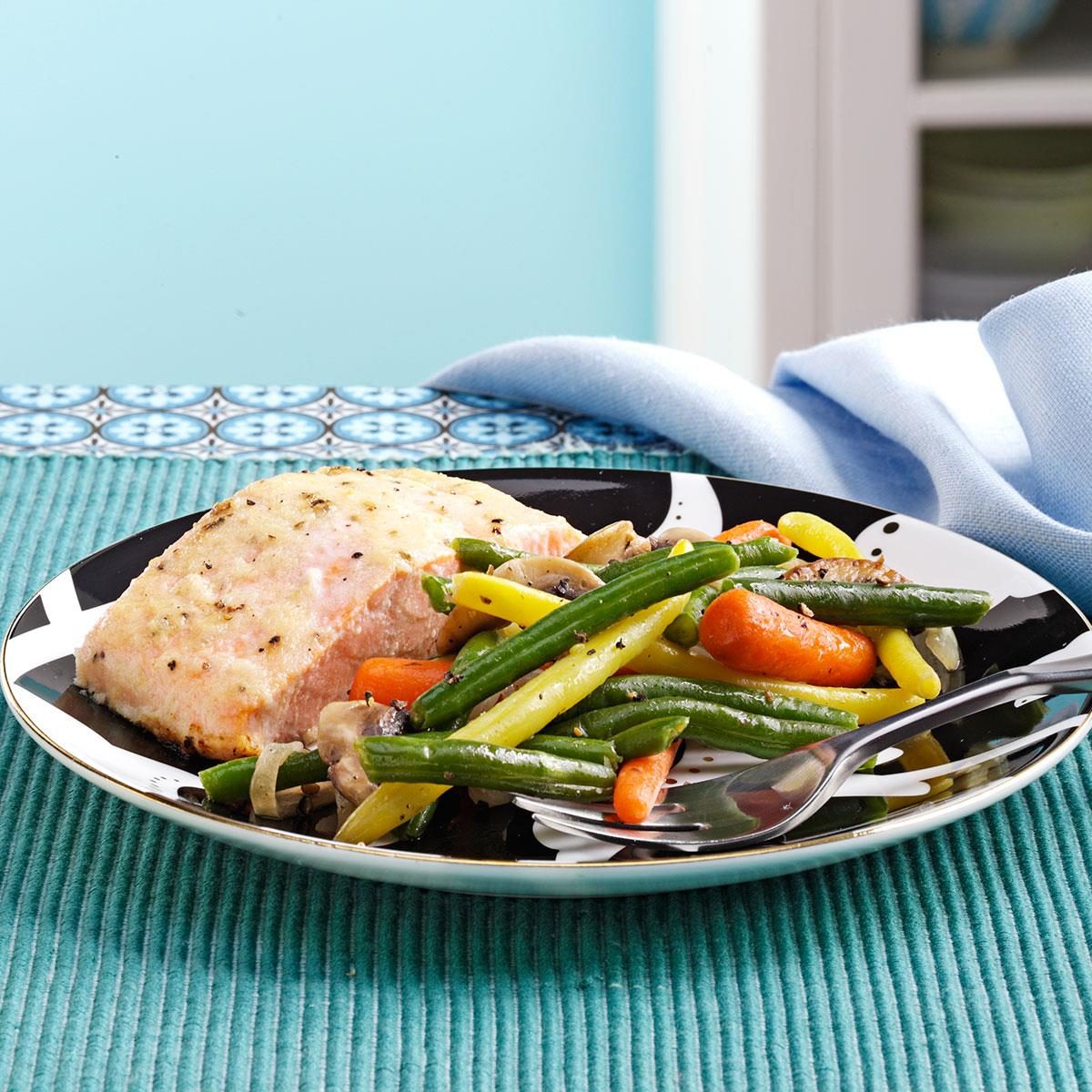 Baked Horseradish Salmon