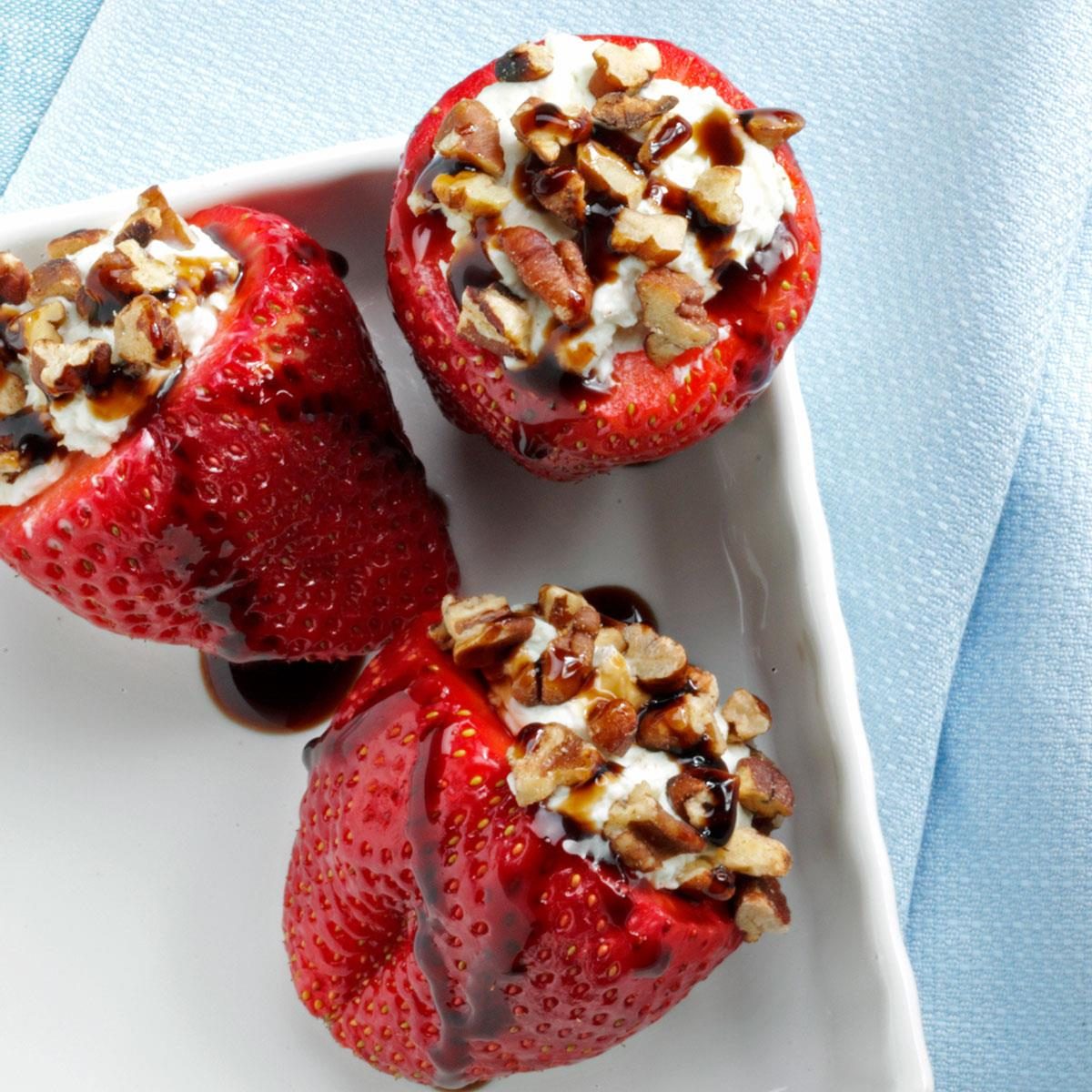Blue Cheese-Stuffed Strawberries
