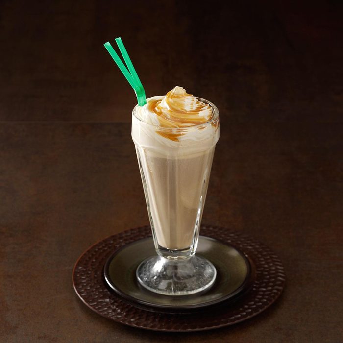 Caramel macchiato float