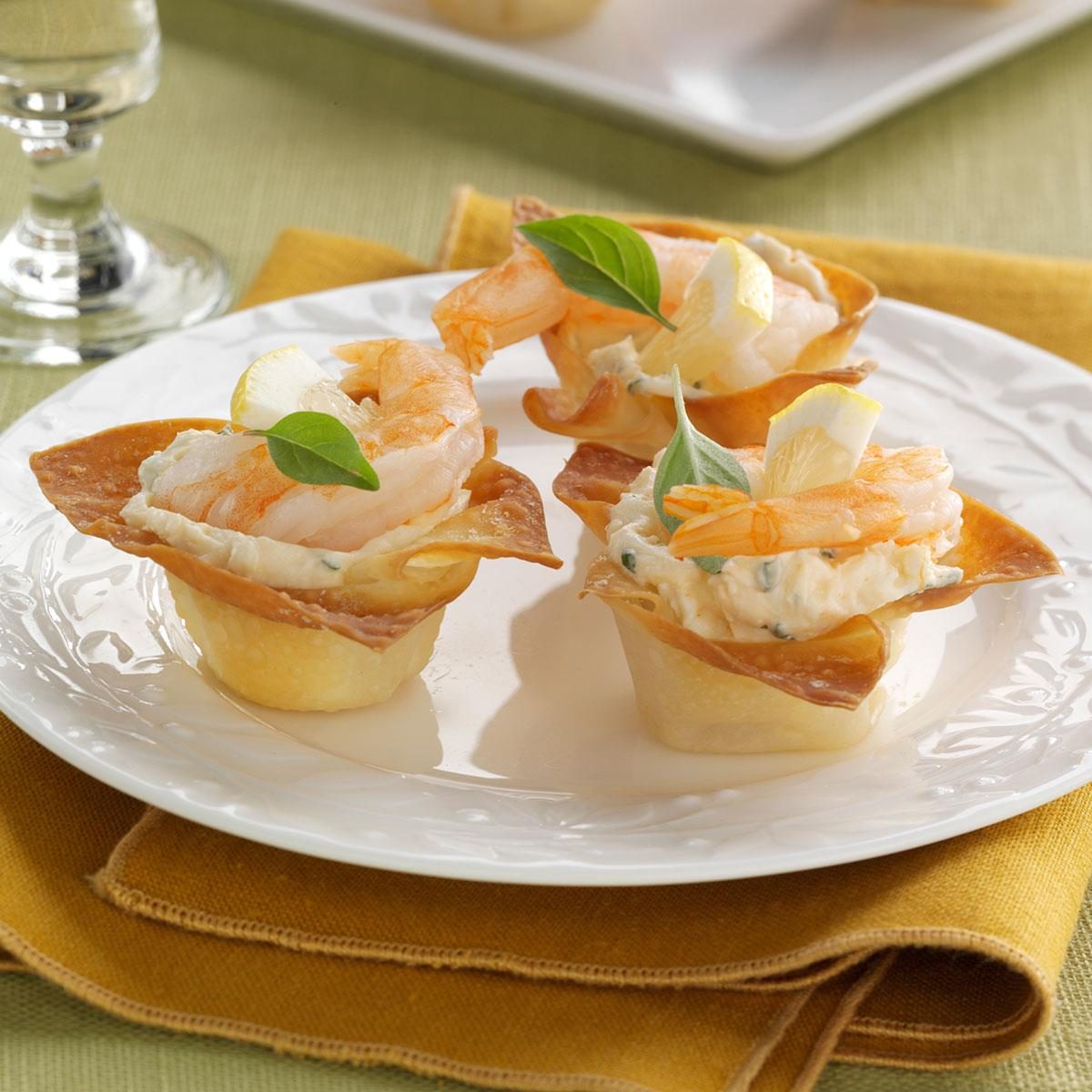 Crispy Shrimp Cups