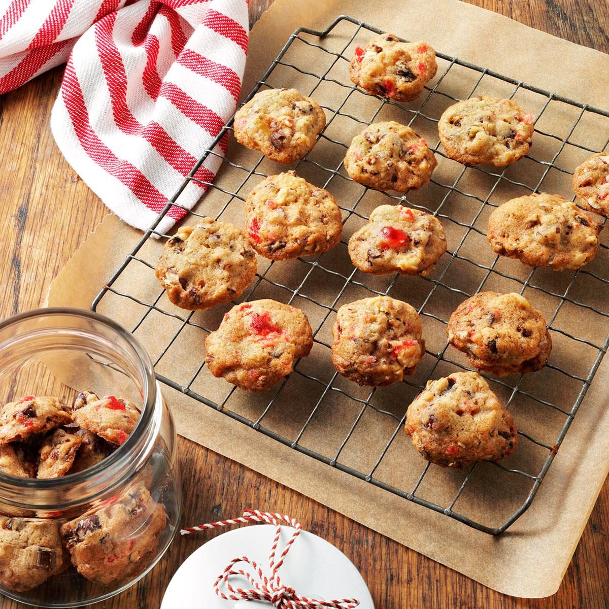 Fruitcake Christmas cookies
