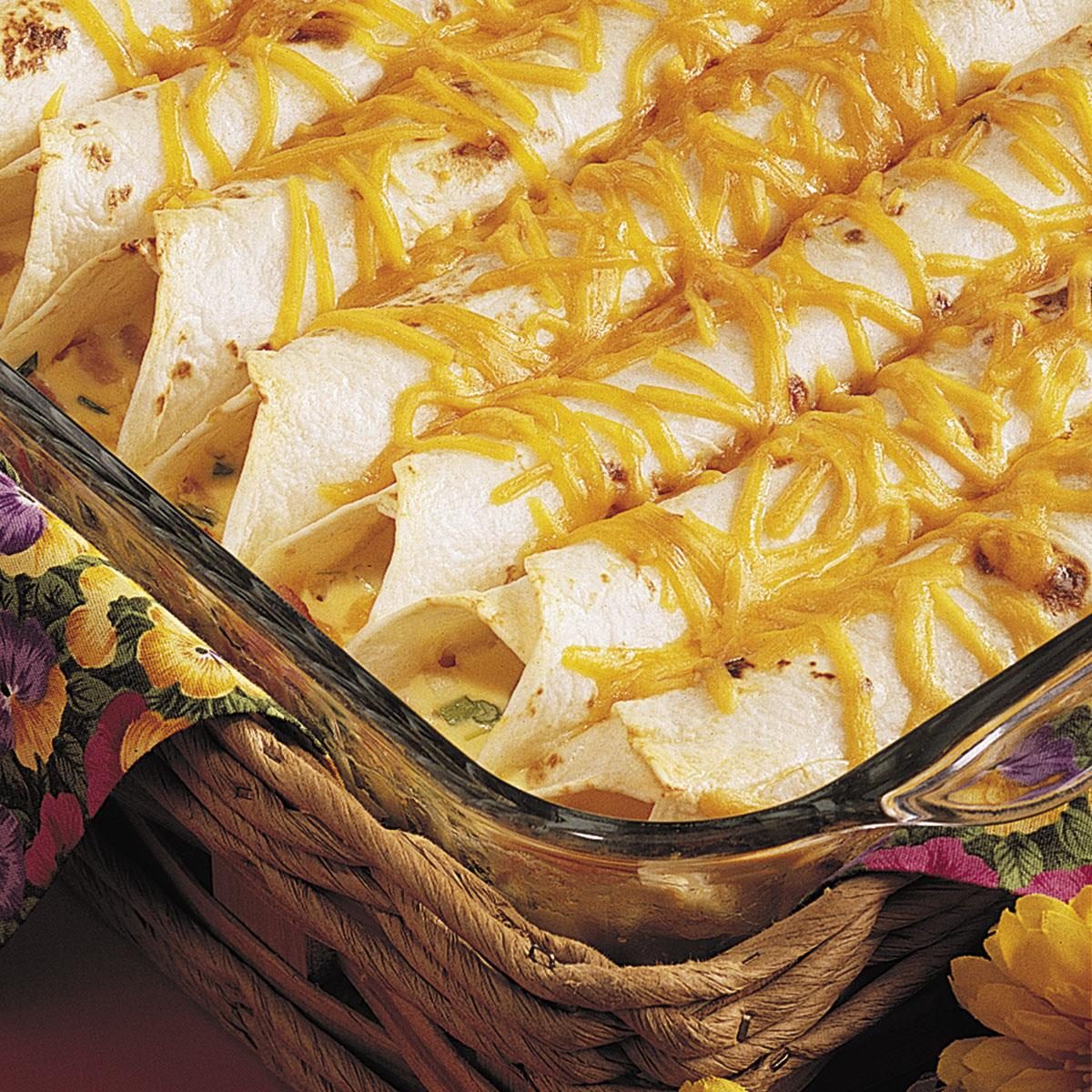 Ham Enchiladas for Brunch