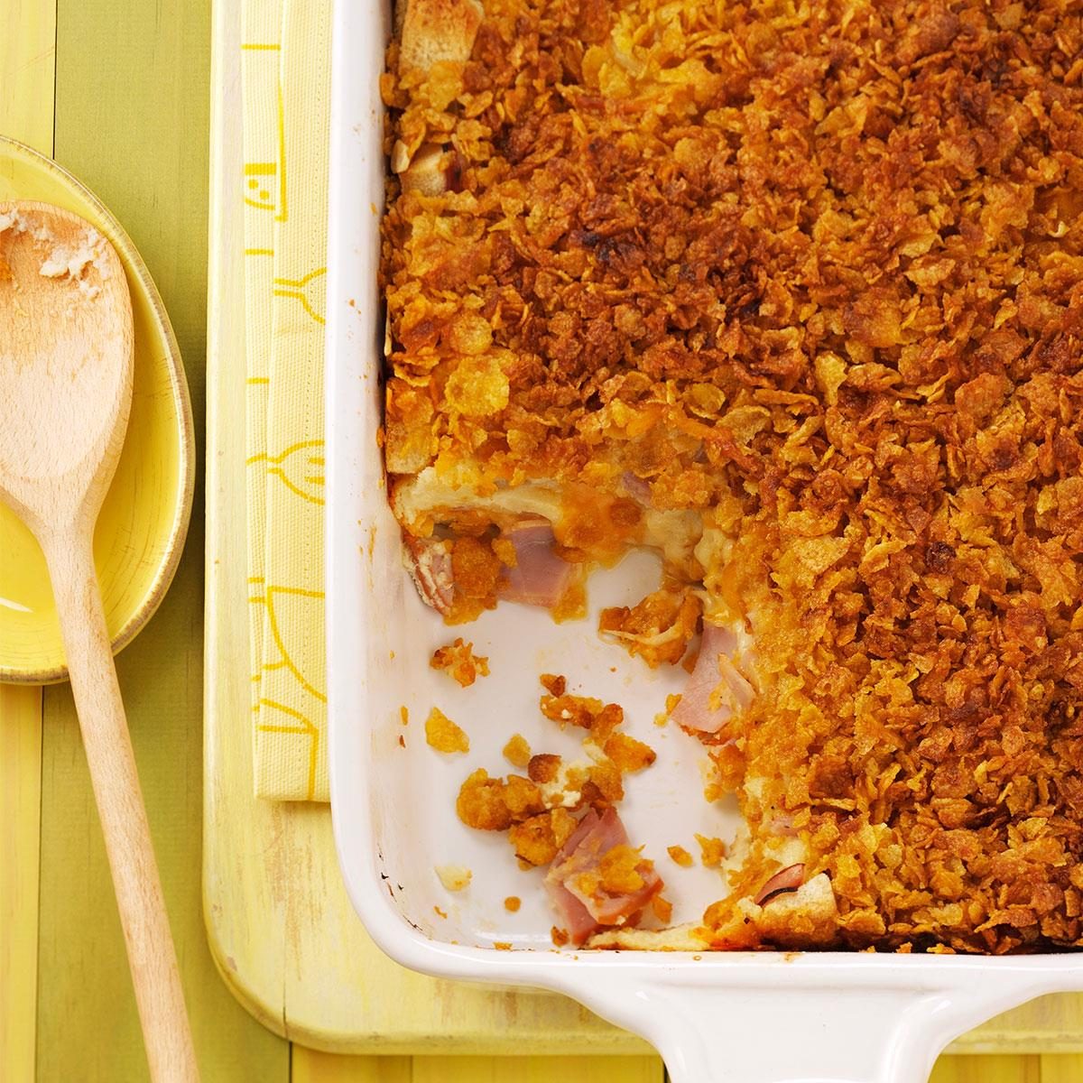 Ham and Cheese Souffle