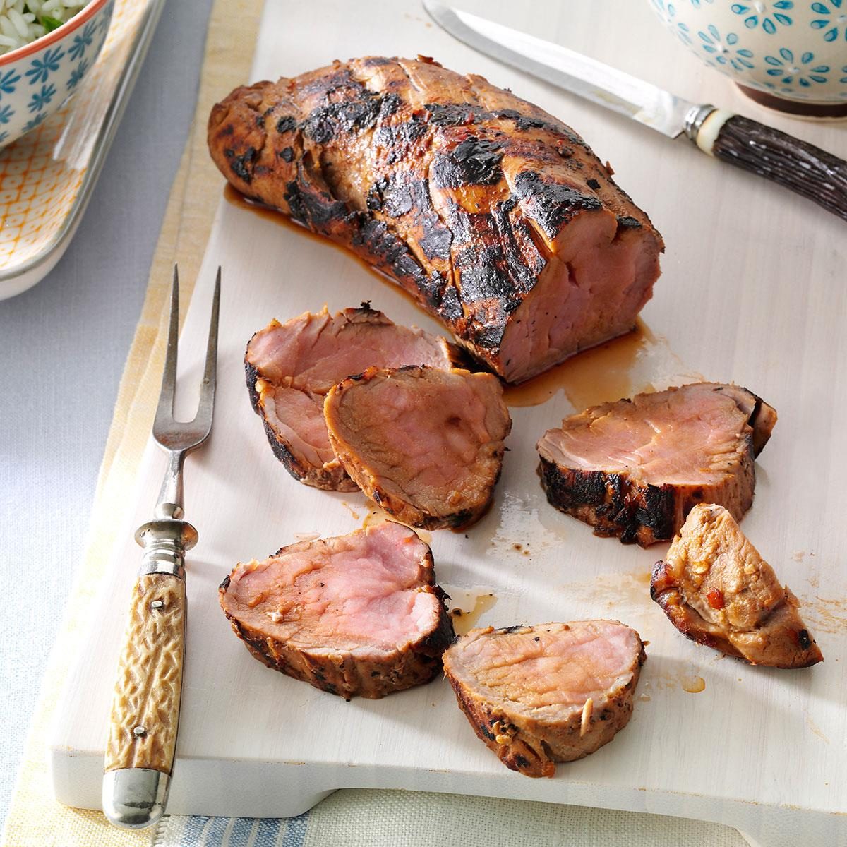 Grilled Chinese Pork Tenderloin