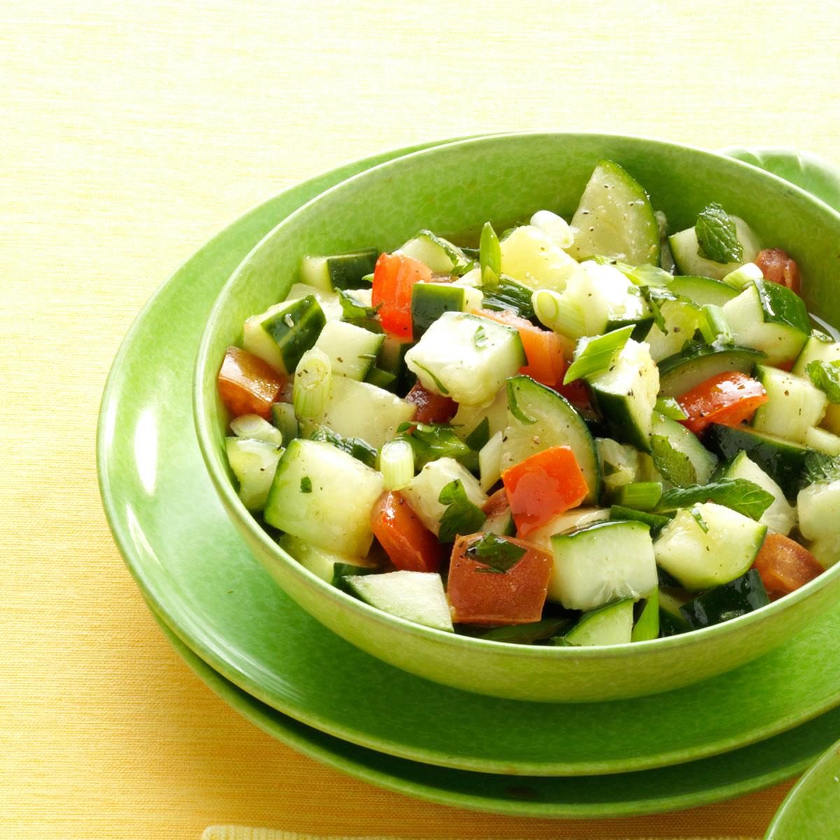 Minted Cucumber Salad