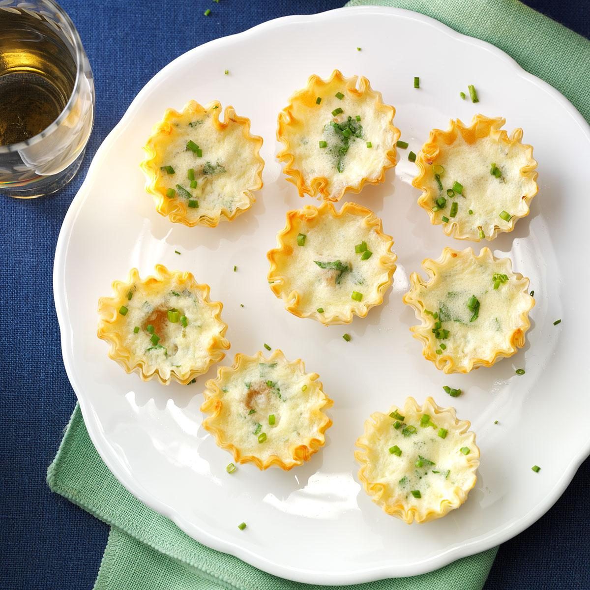 Garlic-Herb Mini Quiches