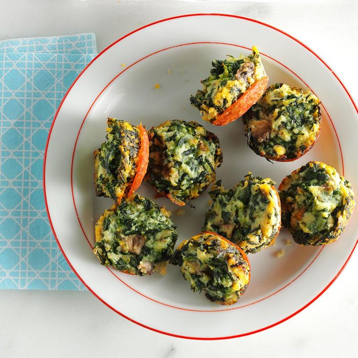 Mini Spinach Frittatas