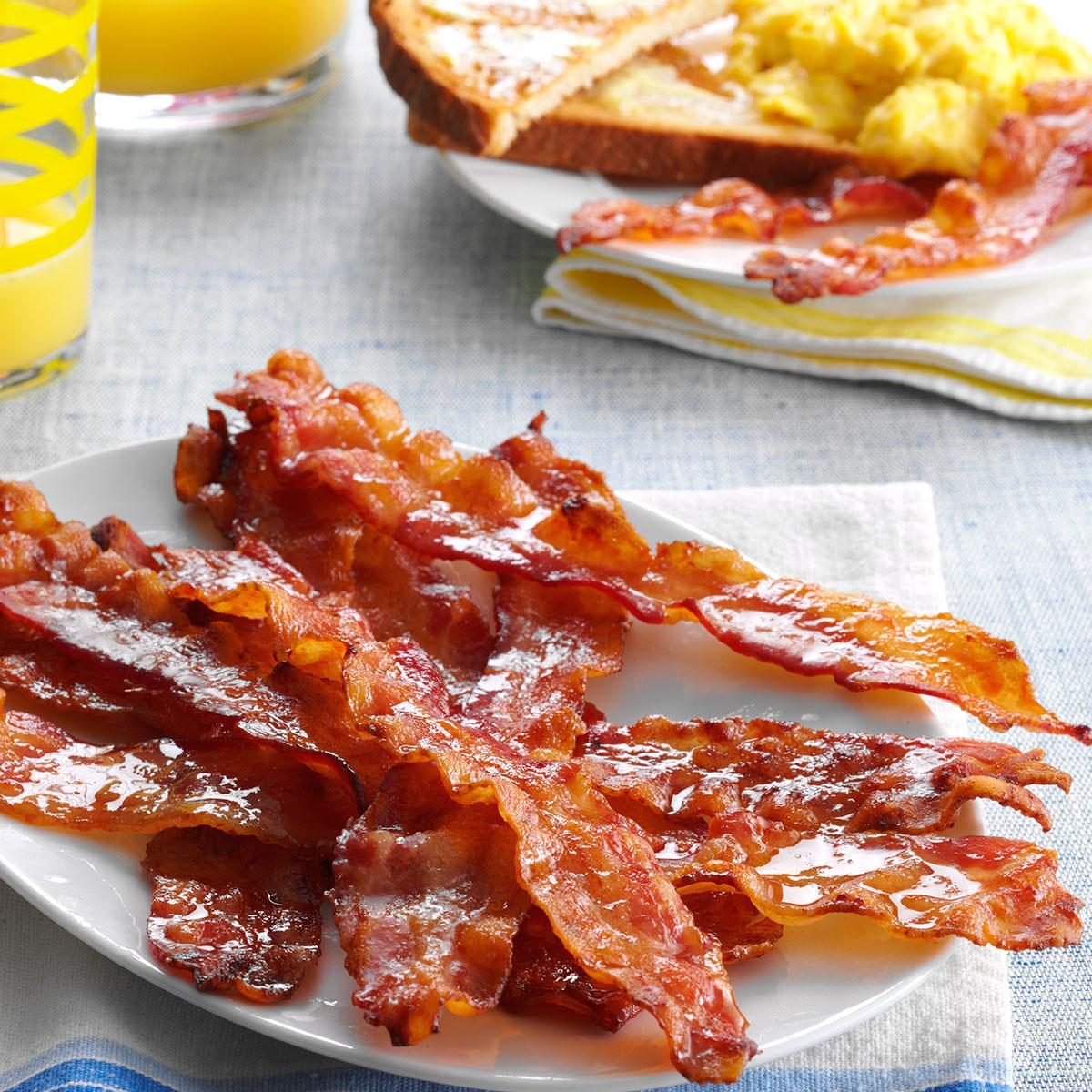 Easy Glazed Bacon