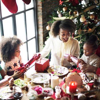 Christmas Family Dinner Table