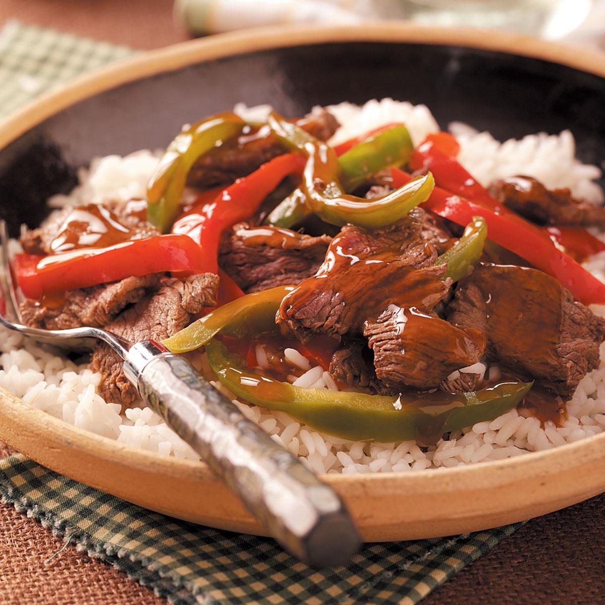Sweet Pepper Venison Stir-Fry