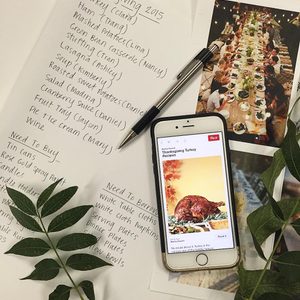 Friendsgiving planning.