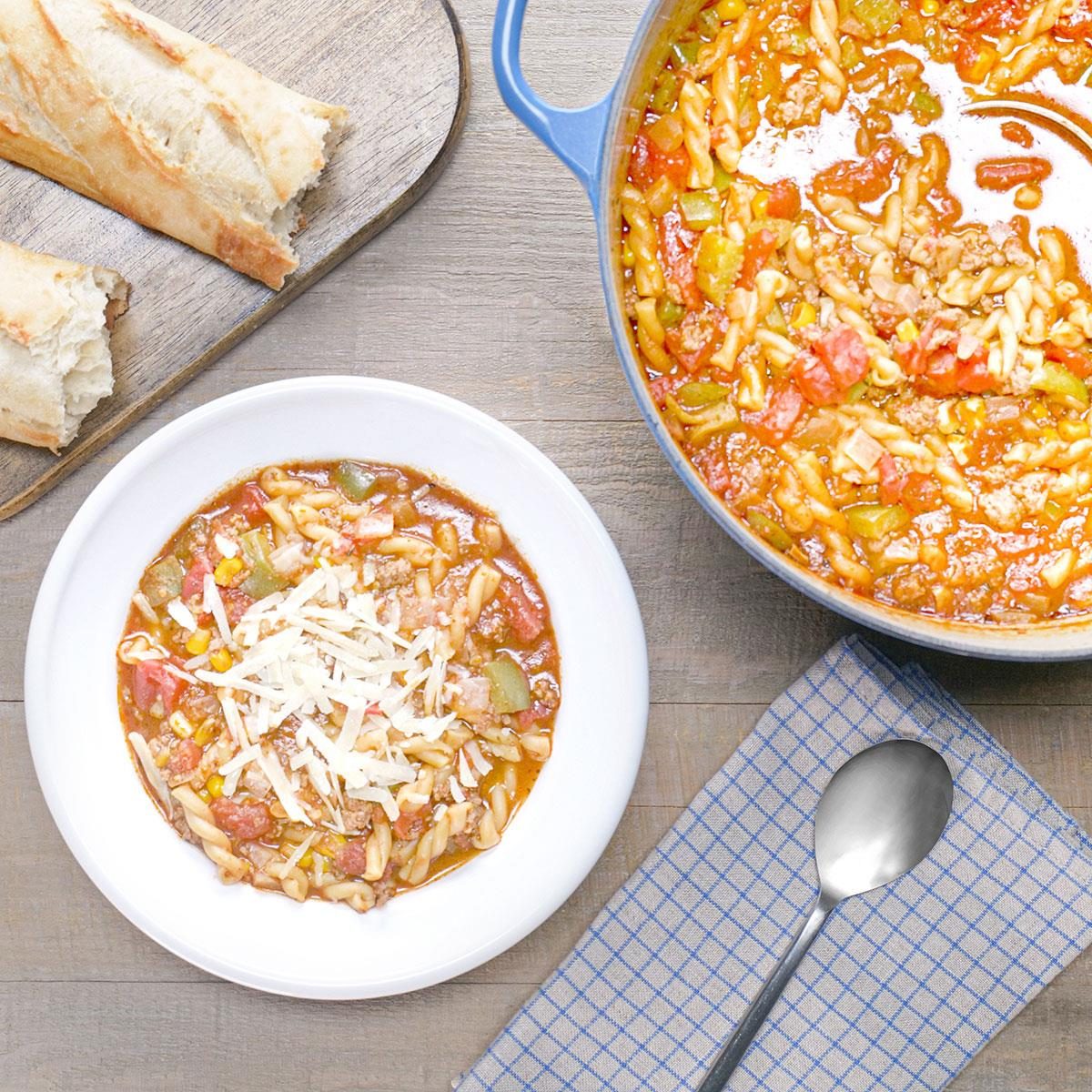 Lasagna Soup