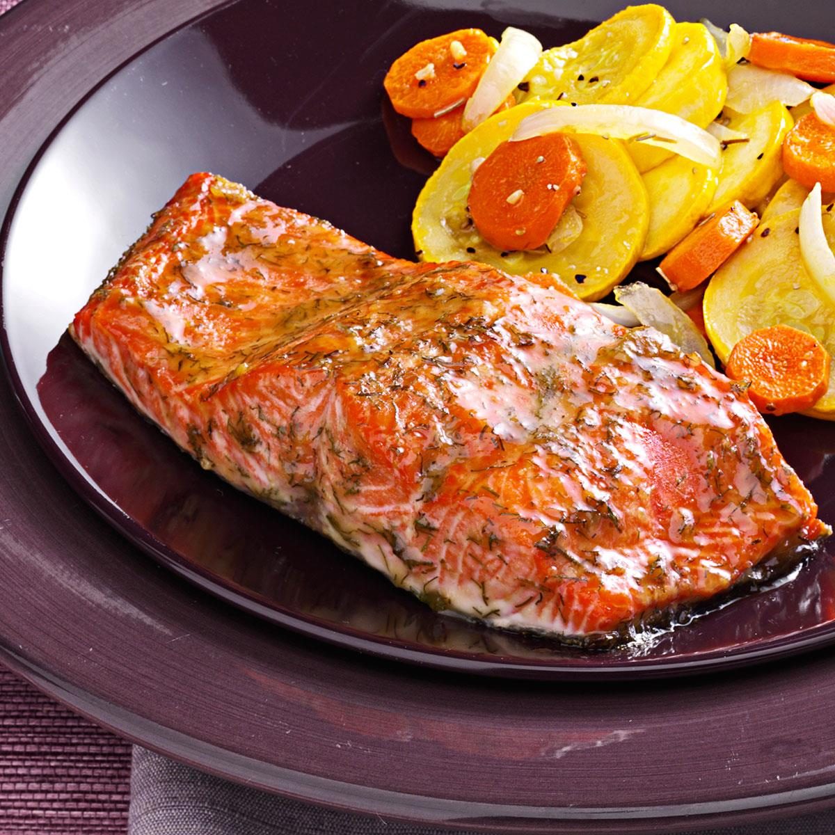 Caramel Glazed Salmon