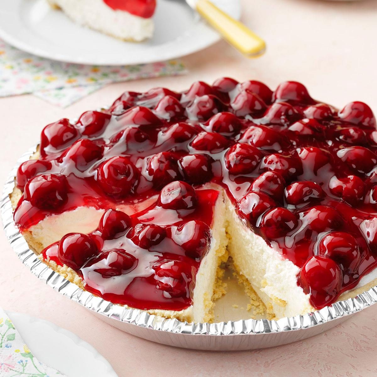 No-Bake Cherry Cheesecake