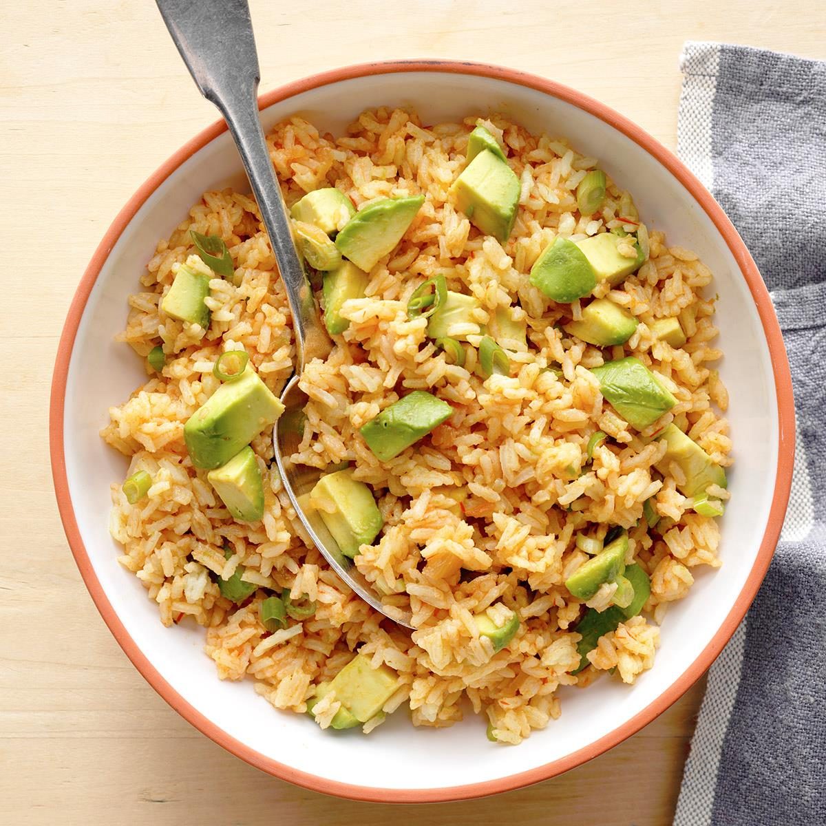 Cumin Rice with Avocado