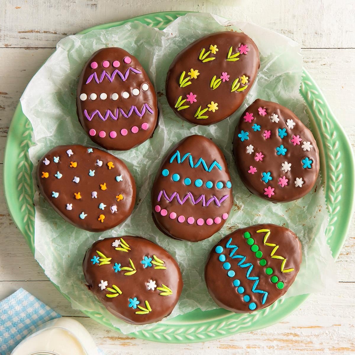 Homemade Chocolate Easter Eggs