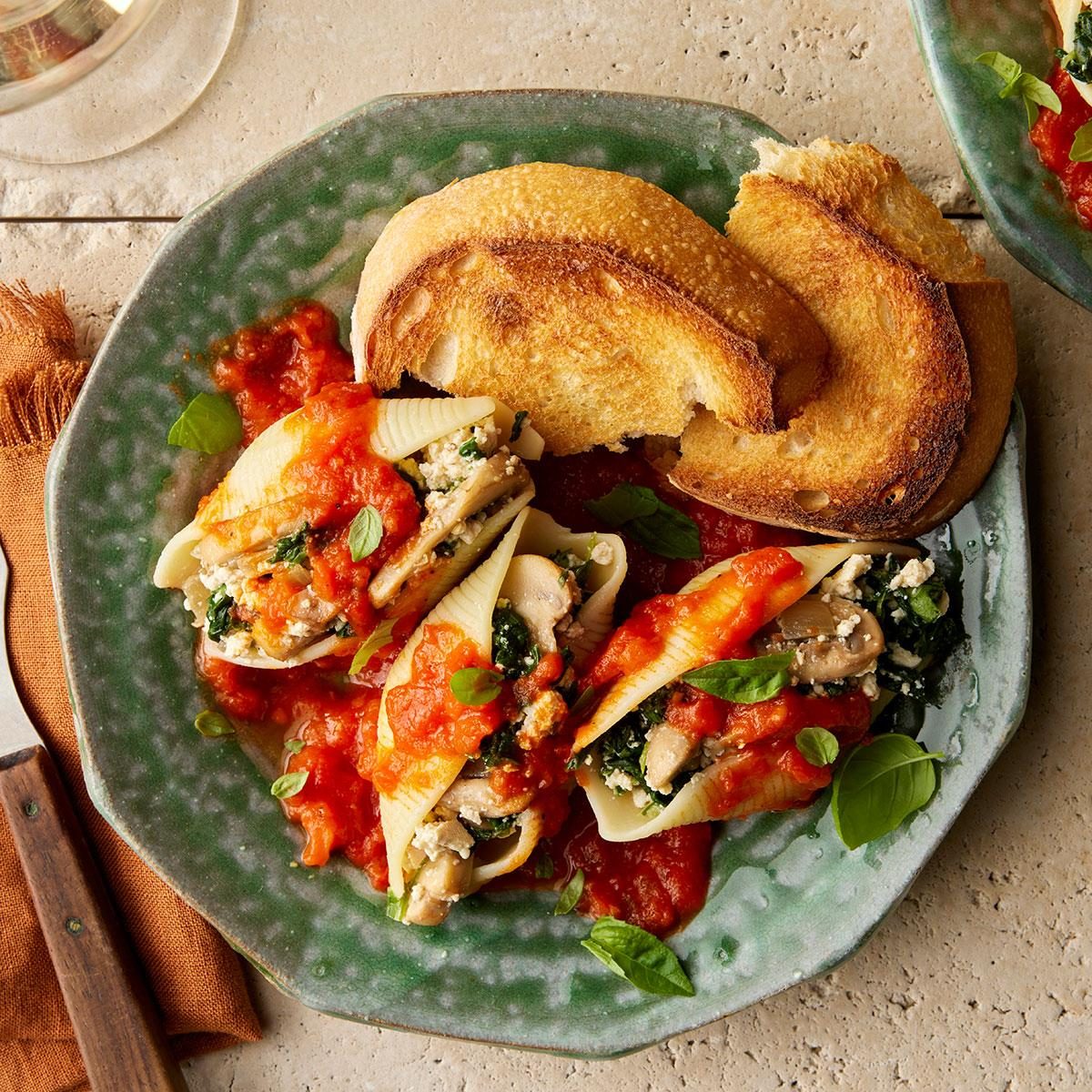 Vegan Stuffed Shells