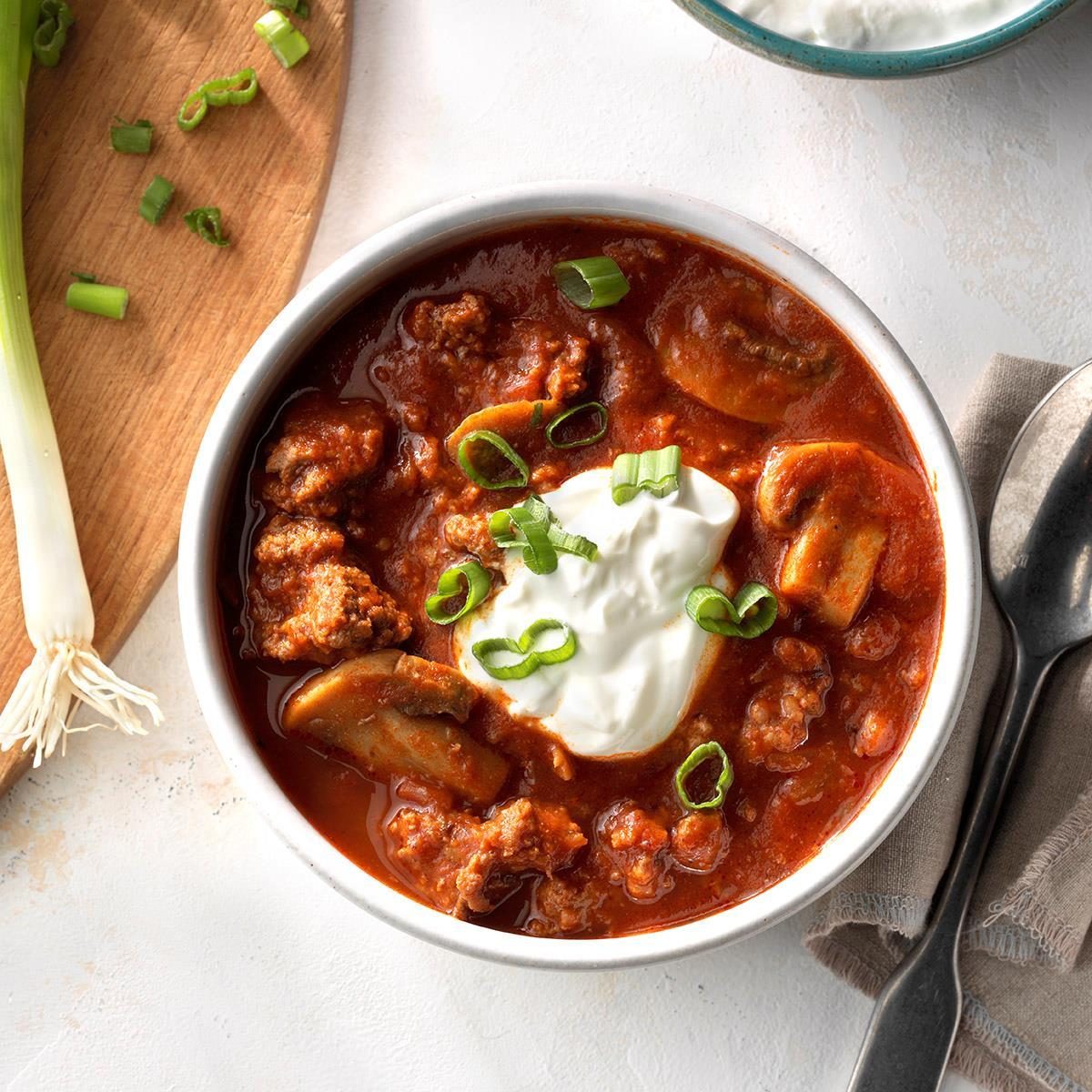 Meaty Mushroom Chili