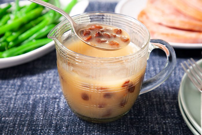 Raisin Sauce For Ham in cup