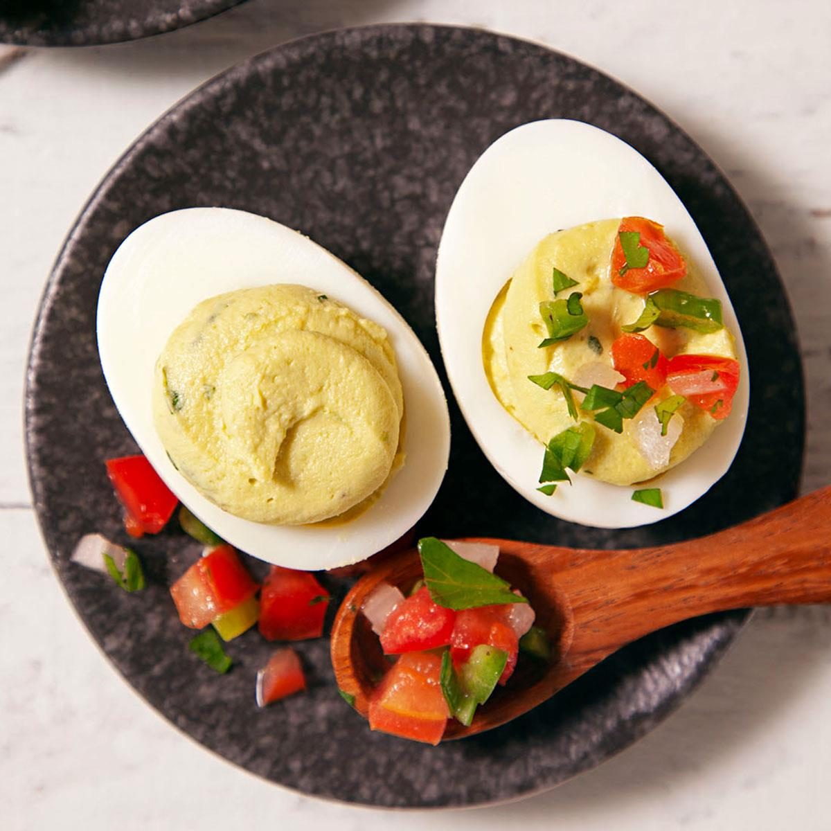 Avocado Deviled Eggs