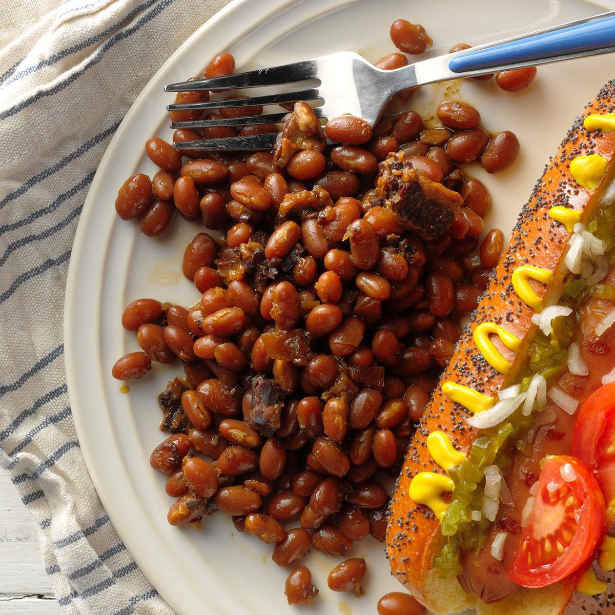 Slow-Cooked Baked Beans