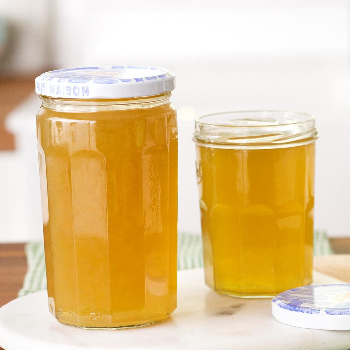 Vegetable Broth in Jar