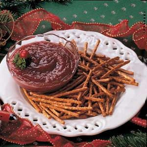 Ruby-Red Pretzel Dip