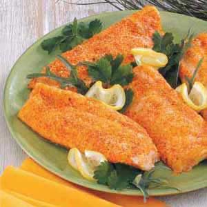 Baked Parmesan Perch