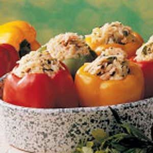 Salmon Stuffed Peppers