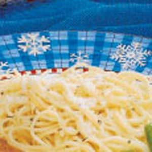 Honey-Garlic Angel Hair