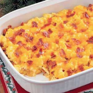 Cheesy O’Brien Egg Scramble