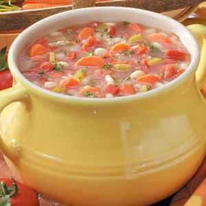 White Bean ‘N’ Barley Soup