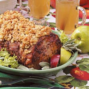 Apple-Topped Pork Loin