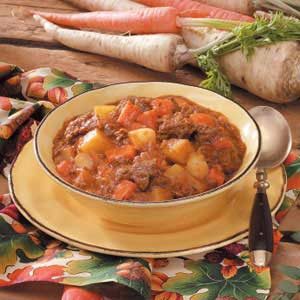 Root Vegetable Beef Stew