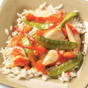 Colorful Crab Stir-Fry