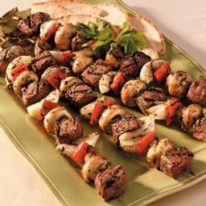 Lamb and Beef Kabobs