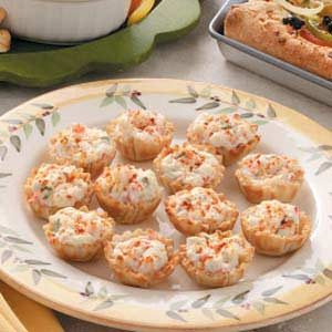 Phyllo Crab Cups