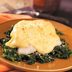 Cheesy Fish Fillets with Spinach