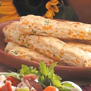Cheesy Onion Breadsticks