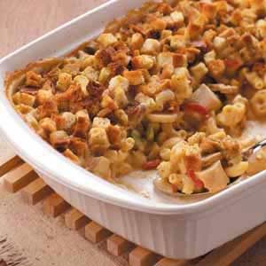 Baked Chicken Macaroni Casserole