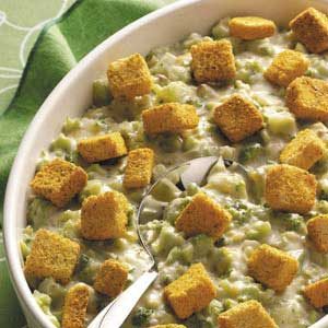 Crouton-Topped Broccoli