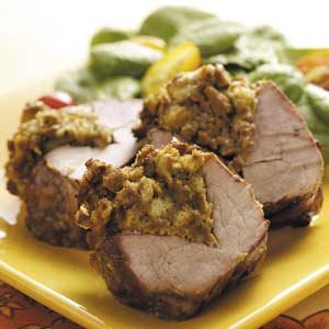 Grilled Stuffed Pork Tenderloin