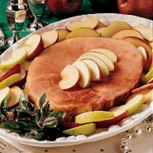 Baked Ham and Apples