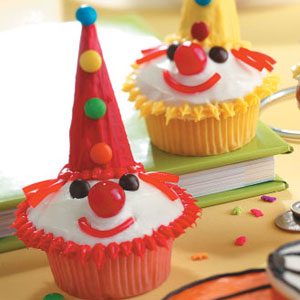 Clown Cupcakes
