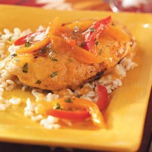 Citrus Chicken with Peppers