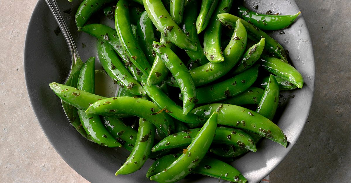 Minty Sugar Snap Peas