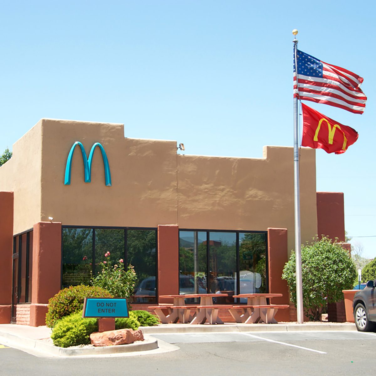 Sedona, AZ - May 13, 2017: McDonald